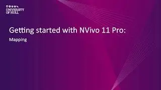 NVivo 11 Pro: Mapping (models)