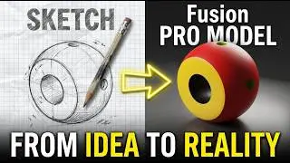 Fusion 360 From Zero | Beginner Step-by-Step Modeling Tutorial #22