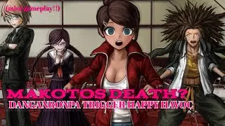 (SPOILERS) MAKOTOS DEATH? - Mini danganronpaTHH game play!*5th class trial