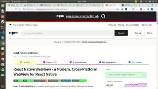 react-native-webview integration with react-native