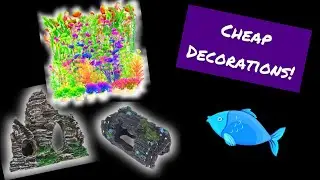 Cheap Aquarium Plastic Plants & Decorations Unboxing and Review