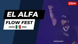 El Alfa en el Coca Cola Flow Fest 2022 CDMX