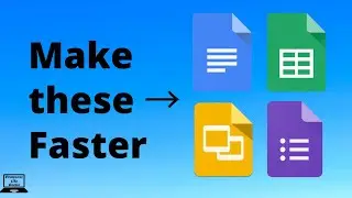 How to Make Google Docs, Sheets, Slides, and Forms Faster