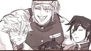 Tengen Bullies Other Hashira On Valentines day Funny Demon Slayer COMIC DUB Comic Dubs 
