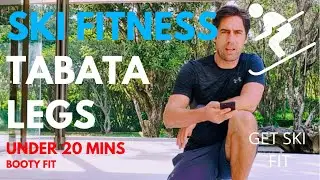 Get Ski Fit | LEGS TABATA Workout under 20 mins | No Equipment needed
