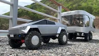 Tesla CyberTruck and SpaceCaraban