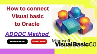 How to connect Vb to oracle || how to add visual Basic to oracle || visual basic tutorial|| video-20