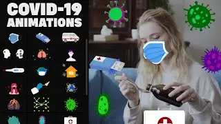 Covid 19 Virus And Medicine Animations Unity