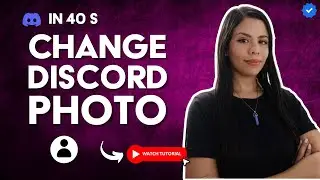 How to CHANGE PROFILE PICTURE on DISCORD Mobile in 40 S