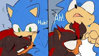 Sweet Bite 💕| Shadow x Sonic (Sonadow) | Comic Dub