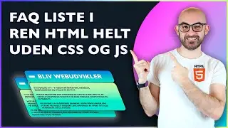 Hvordan bygger man en FAQ liste i HTML uden JavaScript?