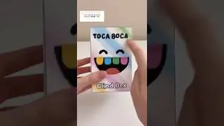 toca boca blind box!💚#craft#asmr #unboxing#blindbox#blindbag #tocaboca#kpop#papercraft#papersquishy