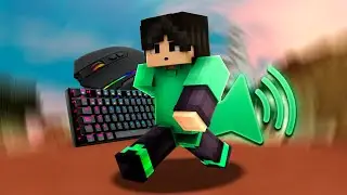 Minecraft skywars keyboard and mouse sounds asmr [+1000 FPS]  💚 MordoVM 💚