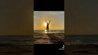 So much joy and beauty in exercising on the beach 🏖️💓 #relaxing #energy #love , #exercises