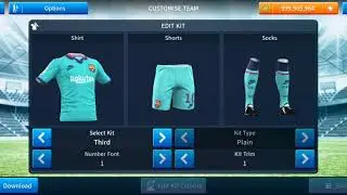 Kits DLS19 FC Barcelona 2019/2020 (New Kits 3rd)