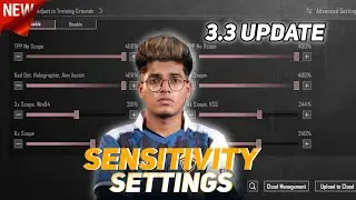 BGMI BEST 🔥 SENSITIVITY SETTINGS || BGMI SENSITIVITY CODE TODAY || #pubg #bgmi #sensitivity