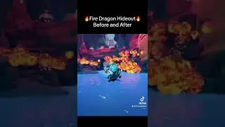 🔥Fire Dragon Hideout 🔥 Before and After #unrealengine5 #fypシ #gamedevelopment #artist #gameartist
