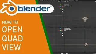 Blender how to open quad view