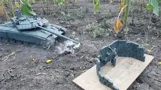 Танк Т 90 ПРОРЫВ ИЗ ПЛАСТИЛИНА В ДЕЛЕ