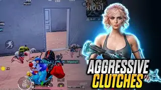 FASTEST 1V4 CLUTCH  | IPHONE 11 | 4 FINGERS + GYROSCOPE | BGMI MONTAGE