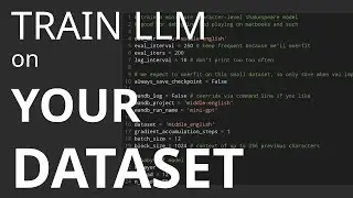 Train a Large Language Model (NOT FINETUNING)
