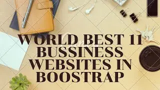 word Best Top 11 Bussiness websites in bootstrap inspiration by techpro