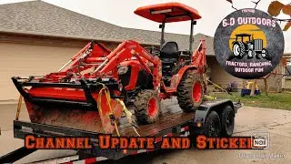 Channel Update, Stickers and future projects.