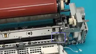How to Replacing the fusing temperature sensor 4 TH4