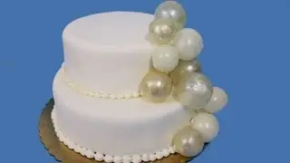 How to make gelatin bubbles for wedding cakes