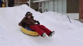 Glissade sur la rue Lafontaine