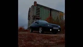 ЛАМБО-ВАЗ 2112 на заброшенном элеваторе в Воронежской области.