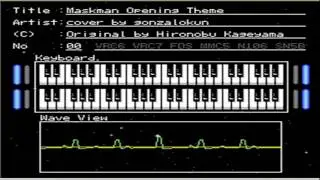 Famitracker Karaoke Studio Senyou Cassette Vol 1~2 Maskman Opening theme