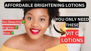 AFFORDABLE VITAMIN C BODY LOTIONS FOR A SOFT GLOWY SKIN