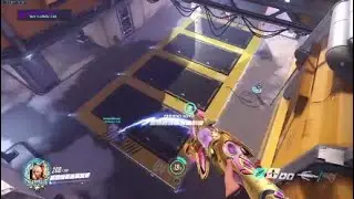 Practicing Mercy's SUPER JUMP on console Overwatch PS4 (L1+O), X