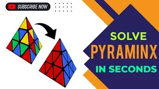 How to solve PYRAMINX in seconds | simple steps for all cases