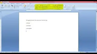 Track Change Review Menu Microsoft Word
