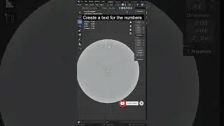 Blender 3D Tutorial - How to model a clock #blender