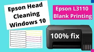 Epson Head Cleaning Windows 10 | Nozzle Check Windows 10 [January 2024]