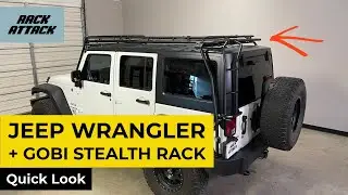 2007-2018 Jeep Wrangler JKU 4dr with GOBI Stealth Rack