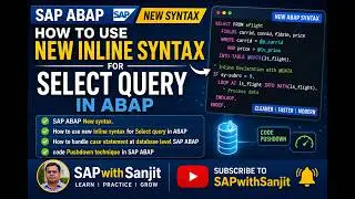 Master New ABAP SELECT Syntax | Inline Declaration, CASE Statement & Code Pushdown. SAP ABAP
