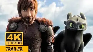 How to Train Your Dragon 3 (Official Trailer #1) The Hidden World  - 4K Ultra HD