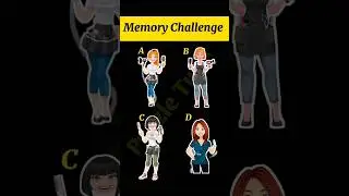 Memory Challenge#52||test your brain power|#shorts #puzzletube