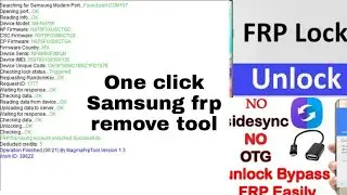 ONE click frp unlock  SAMSUNG M21 ANDROID 11 by magma frp tool