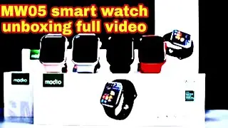 Modio MW05 smart watch unboxing full video | Modio MW05 Old watch unboxing 😜🤣