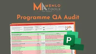 MS Project Programme QA Audit Tool
