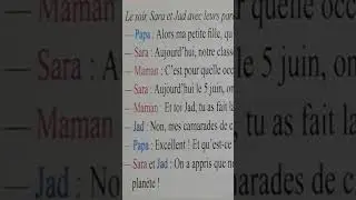 Dialogue 1 unité  2 6ème année primaire le français pratique#la_citoyenneté_le_comportement_civique