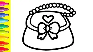 How to draw cute bags&Bolalar uchun yoqimli sumkalarni qanday chizish mumkin