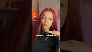 TESTANDO MAKE DRAG💋 querem um video longo ensinando e mostrando o passo a passo?