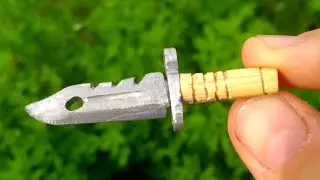КАК СДЕЛАТЬ МИНИ ШТЫК-НОЖ M9 | Making A Mini M9 BAYONET From the Game CS GO