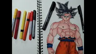 Goku Ultra Instinct Drawing | Dragon Ball Z | Super Six Pack body #art